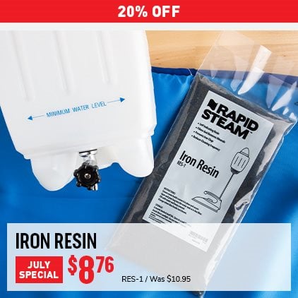 20% Off Iron Resin $8.76 / RES-1 / Was $10.95.
